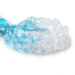 11x9x9-18x11x7mm Natural & Swiss Blue Topaz Plain Nugget Beads 16 inch 29 pcs (ONLINE ORDER ONLY)