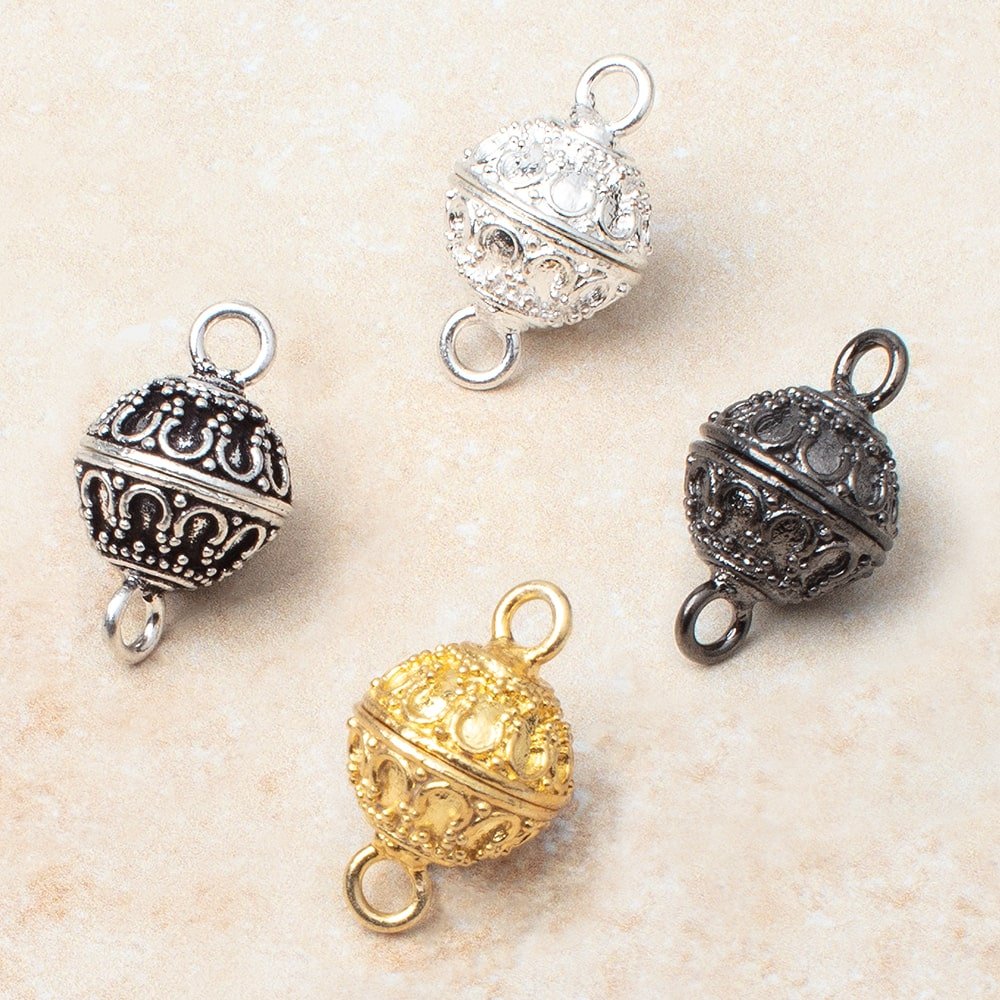 13.5mm Moroccan Design Magnetic Clasp 1 piece (ONLINE ORDER ONLY)