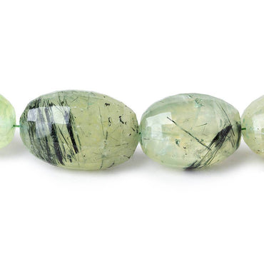 13.5x10-20x14mm Dendritic Prehnite Faceted Oval Beads 15 inch 22 pieces (ONLINE ORDER ONLY)