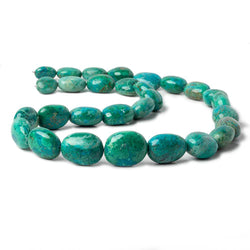 13.5x11.5x8-22x18x12mm Chrysocolla plain nugget beads 21 inches 29 pieces AA (ONLINE ORDER ONLY)