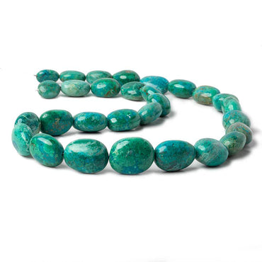 13.5x11.5x8-22x18x12mm Chrysocolla plain nugget beads 21 inches 29 pieces AA (ONLINE ORDER ONLY)