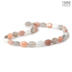 13.5x9.5mm Multi Color Moonstone Plain Oval Beads 16 inch 30 pieces A (ONLINE ORDER ONLY)