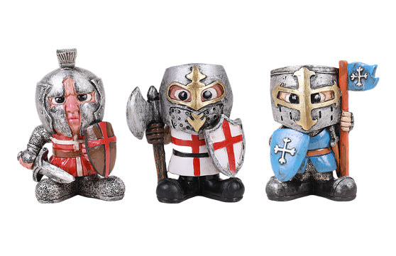 Knights Figurines - Set of 3 (ONLINE ORDER ONLY)