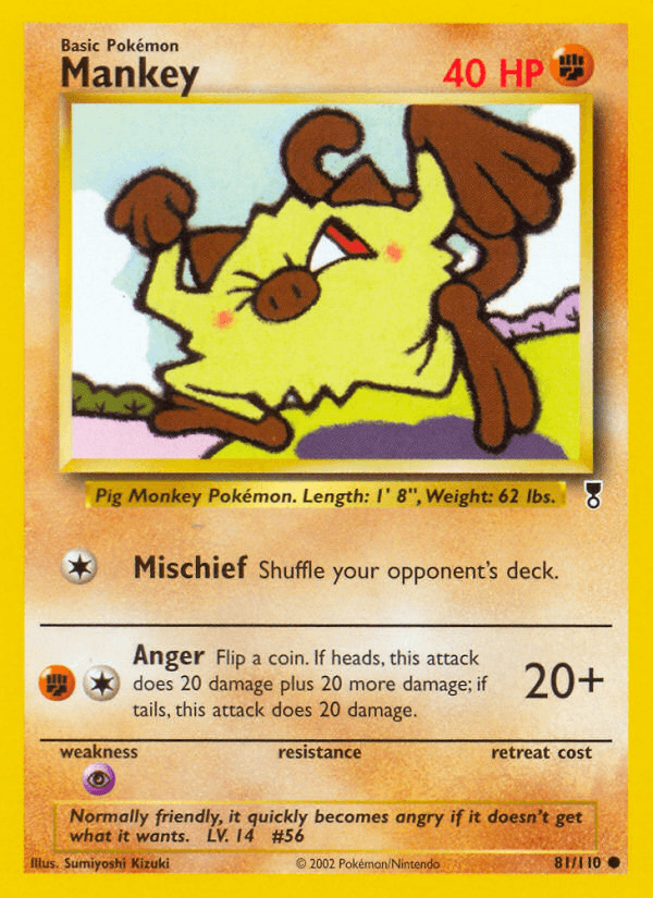 Mankey (81/110) [Legendary Collection] (Online Only)