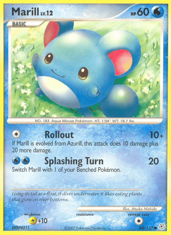 Marill (88/130) [Diamond & Pearl: Base Set] (Online Only)