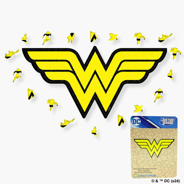 Wonder Women Logo Wooden Jigsaw Puzzle (Online Order Only)