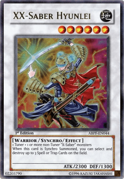 XX-Saber Hyunlei [ABPF-EN044] Ultra Rare (ONLINE ORDER ONLY)