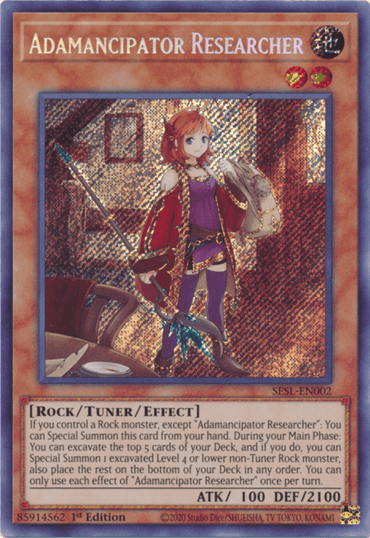 Adamancipator Researcher [SESL-EN002] Secret Rare (ONLINE ORDER ONLY)