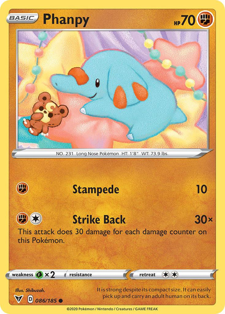 Phanpy (086/185) [Sword & Shield: Vivid Voltage] (Online Only)