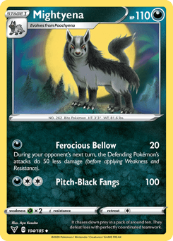 Mightyena (104/185) [Sword & Shield: Vivid Voltage] (Online Only)