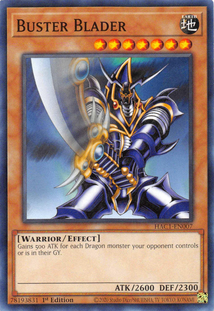 Buster Blader [HAC1-EN007] Common (ONLINE ORDER ONLY)