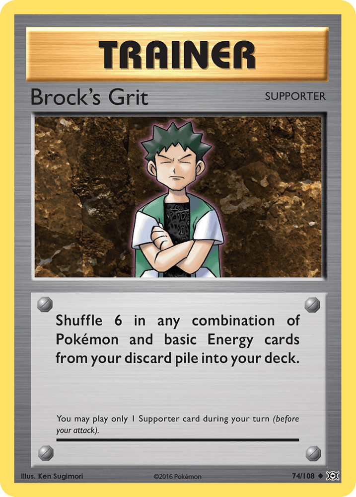 Brock's Grit (74/108) [XY: Evolutions] (Online Only)