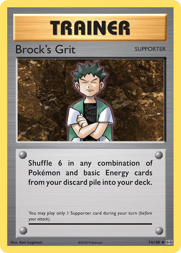Brock's Grit (74/108) [XY: Evolutions] (Online Only)