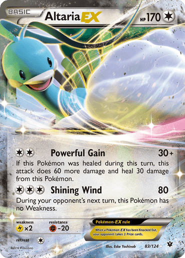 Altaria EX (83/124) [XY: Fates Collide] (Online Only)