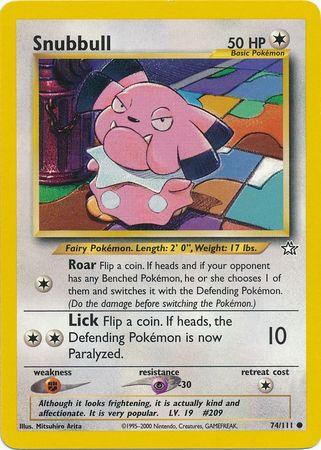 Snubbull (74/111) [Neo Genesis Unlimited] (Online Only)
