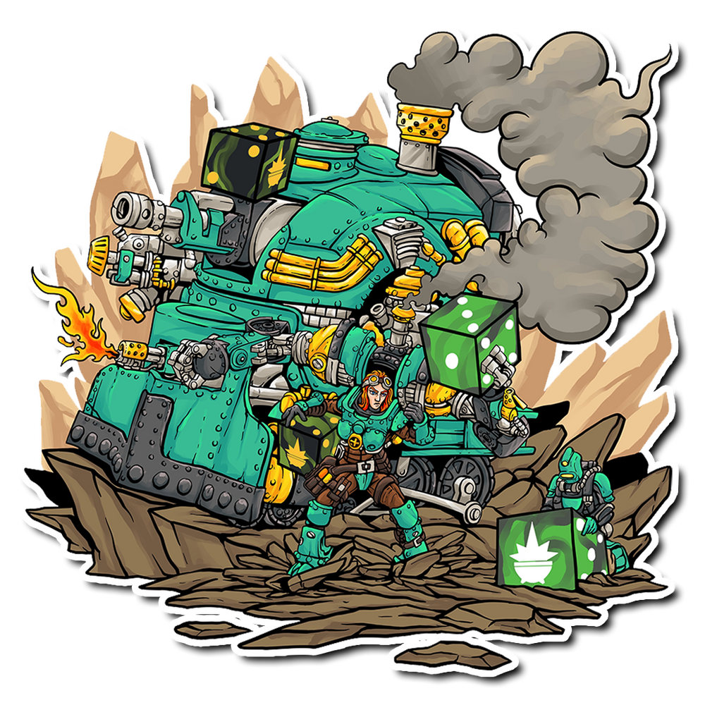 Premium Vinyl Stickers | Officially Licensed Warmachine