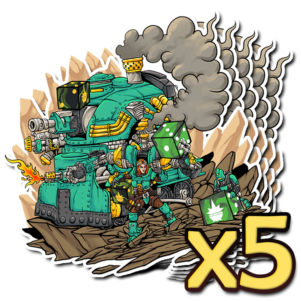 Premium Vinyl Stickers | Officially Licensed Warmachine