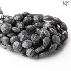 13mm Celestial Quartz Faceted Coin Beads 8 inch 16 pieces 1mm Large Hole (ONLINE ORDER ONLY)