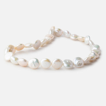 13mm Cream Coin Freshwater Pearl 16 inch 26 pieces (ONLINE ORDER ONLY)