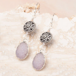 13mm Floral Design Coin Set of 2 Beads (ONLINE ORDER ONLY)