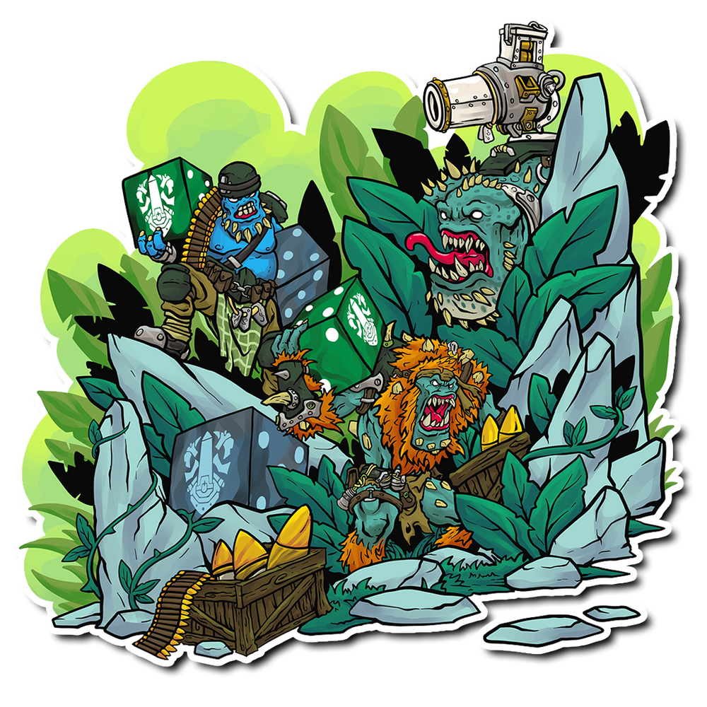 Premium Vinyl Stickers | Officially Licensed Warmachine