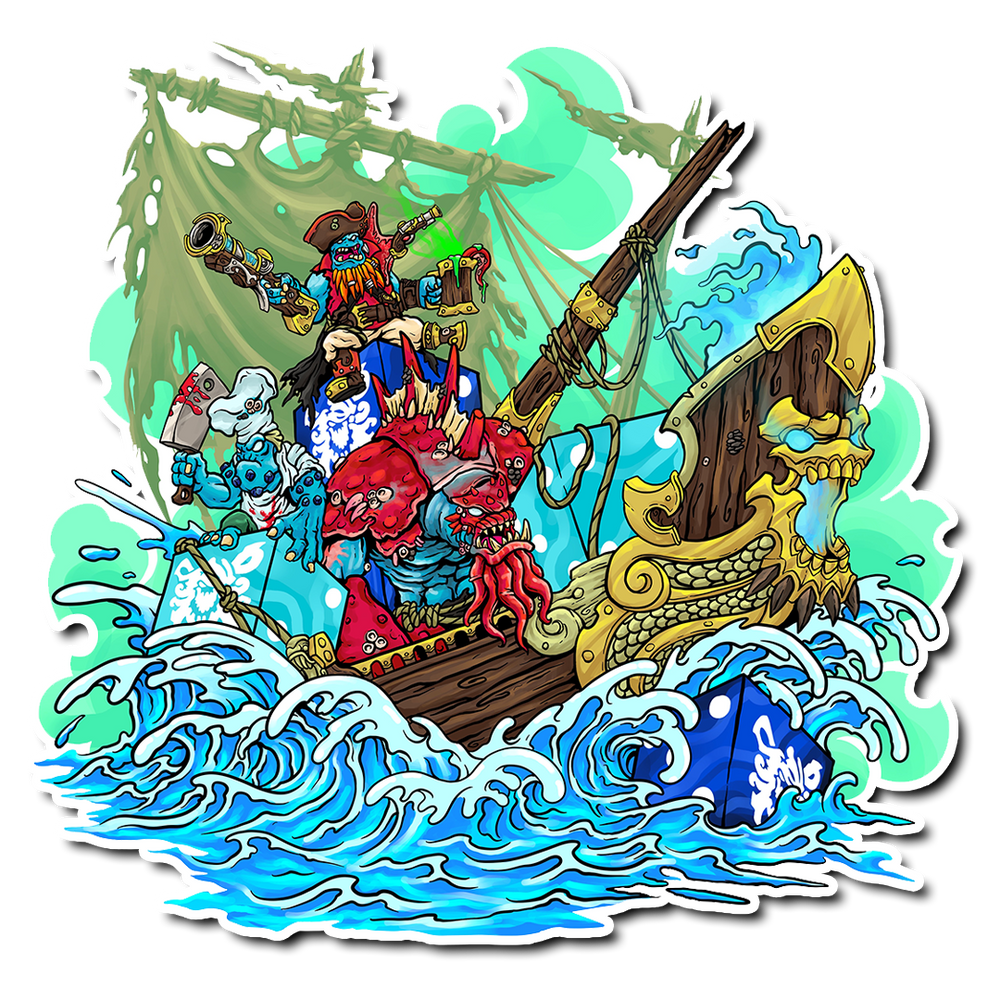 Premium Vinyl Stickers | Officially Licensed Warmachine