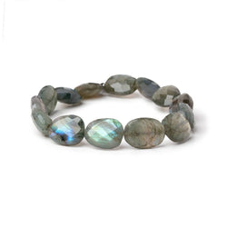 13x10-14x11mm Labradorite Faceted Nuggets 7.5 inch 13 Beads (ONLINE ORDER ONLY)