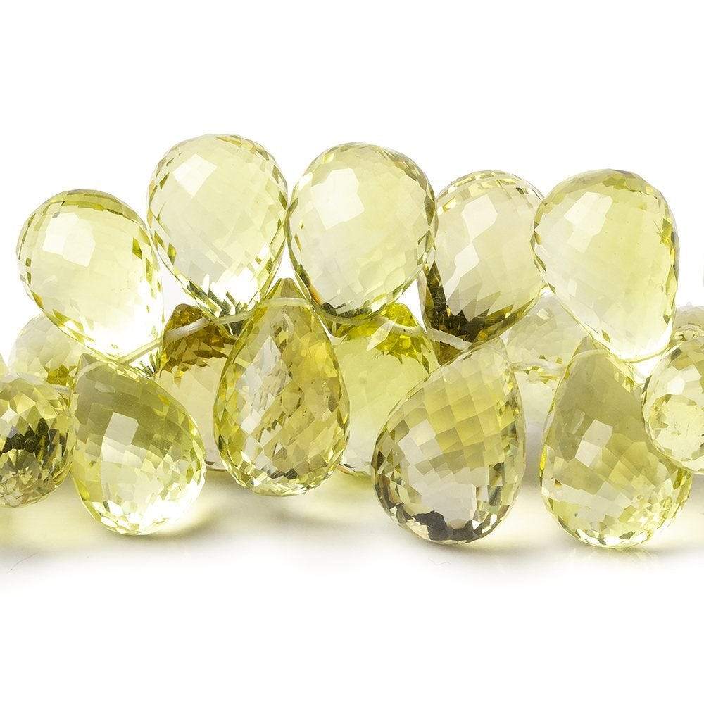 13x10-18x12mm Lemon Quartz Faceted Tear Drop Beads 8 inch 50 pcs AAA (ONLINE ORDER ONLY)