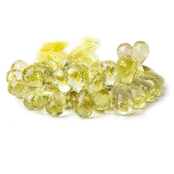 13x10-18x12mm Lemon Quartz Faceted Tear Drop Beads 8 inch 50 pcs AAA (ONLINE ORDER ONLY)