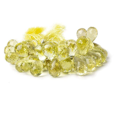 13x10-18x12mm Lemon Quartz Faceted Tear Drop Beads 8 inch 50 pcs AAA (ONLINE ORDER ONLY)