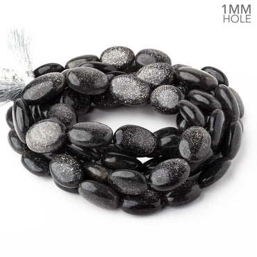 Celestial Quartz Plain Oval Beads 15 inch 25 pieces AA 1mm Large Hole (ONLINE ORDER ONLY)