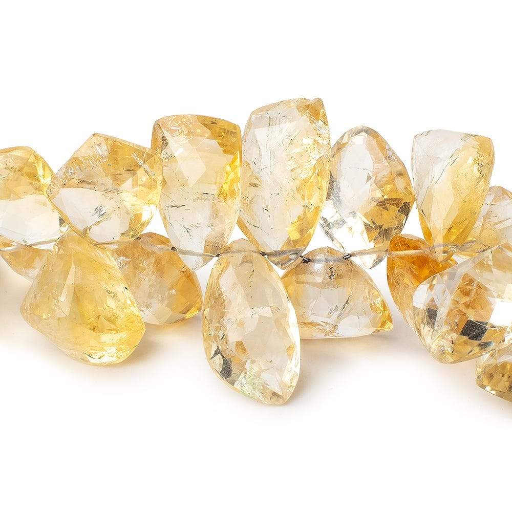 13x10-20x12mm Citrine Top Drill Faceted Free Shape Beads 8 inch 45 pcs (ONLINE ORDER ONLY)