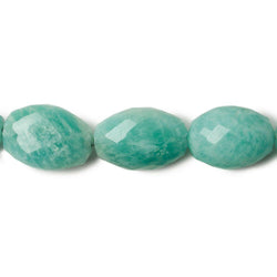 13x10 - 20x14mm Amazonite faceted oval beads 18 inch 27 pieces AA (ONLINE ORDER ONLY)