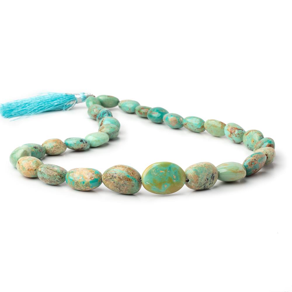 13x10-21x16mm Persian Turquoise Plain Nuggets 17 inch 29 Beads AA (ONLINE ORDER ONLY)