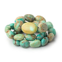 13x10-21x16mm Persian Turquoise Plain Nuggets 17 inch 29 Beads AA (ONLINE ORDER ONLY)
