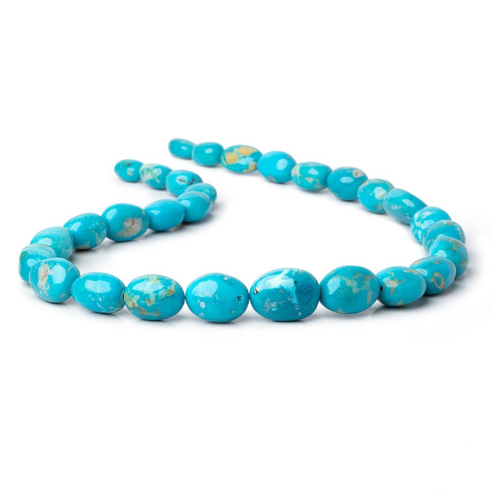 13x10-22x16mm Armenian Turquoise Plain Nugget Beads 20 inch 29 pieces AAA (ONLINE ORDER ONLY)