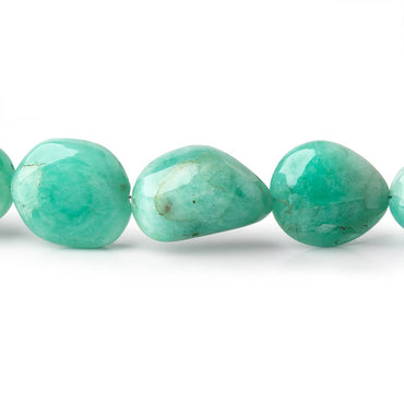 13x11-20x13mm Colombian Emerald Plain Nugget Beads 16 inch 25 pieces (ONLINE ORDER ONLY)