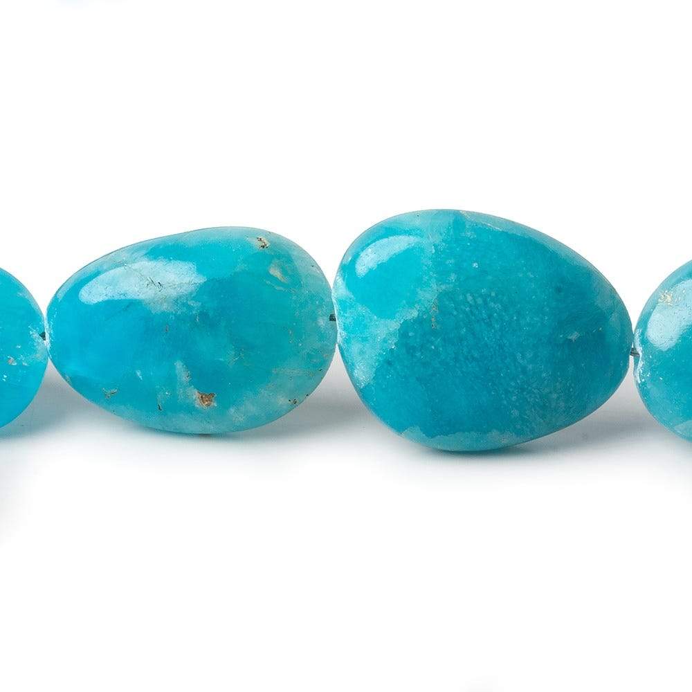 13x11.5-22x17mm Hemimorphite plain nuggets 14 inch 23 beads (ONLINE ORDER ONLY)