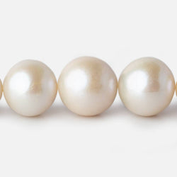 13x13-16x16mm Off White Near Round Freshwater Pearl 17 inch 31 pieces AA (ONLINE ORDER ONLY)