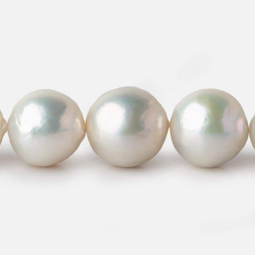 13x13.5-15x15.5mm Off White Near Round Freshwater Pearl 17 inch 31 pieces A (ONLINE ORDER ONLY)
