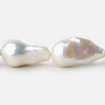 13x15-14x18mm Off White Ultra Baroque Freshwater Pearl 16 inch 17 pieces A (ONLINE ORDER ONLY)