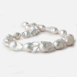 13x17-16x26mm Off White Ultra Baroque Freshwater Pearl 16 inch 18 pieces A (ONLINE ORDER ONLY)
