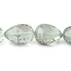 13x7-18x12mm Prasiolite Straight Drilled Tear Drops 14 inch 22 Beads (ONLINE ORDER ONLY)