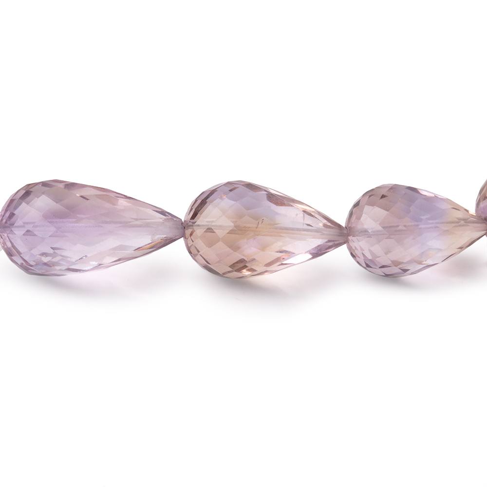 13x8-20x11mm Ametrine Straight Drilled Faceted Tear Drops 14 inch 25 pieces (ONLINE ORDER ONLY)