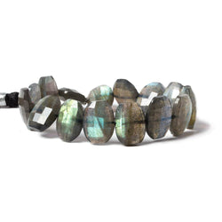 13x9-15x12mm Labradorite Side Drilled Faceted Cushion 6 in. 14 beads (ONLINE ORDER ONLY)