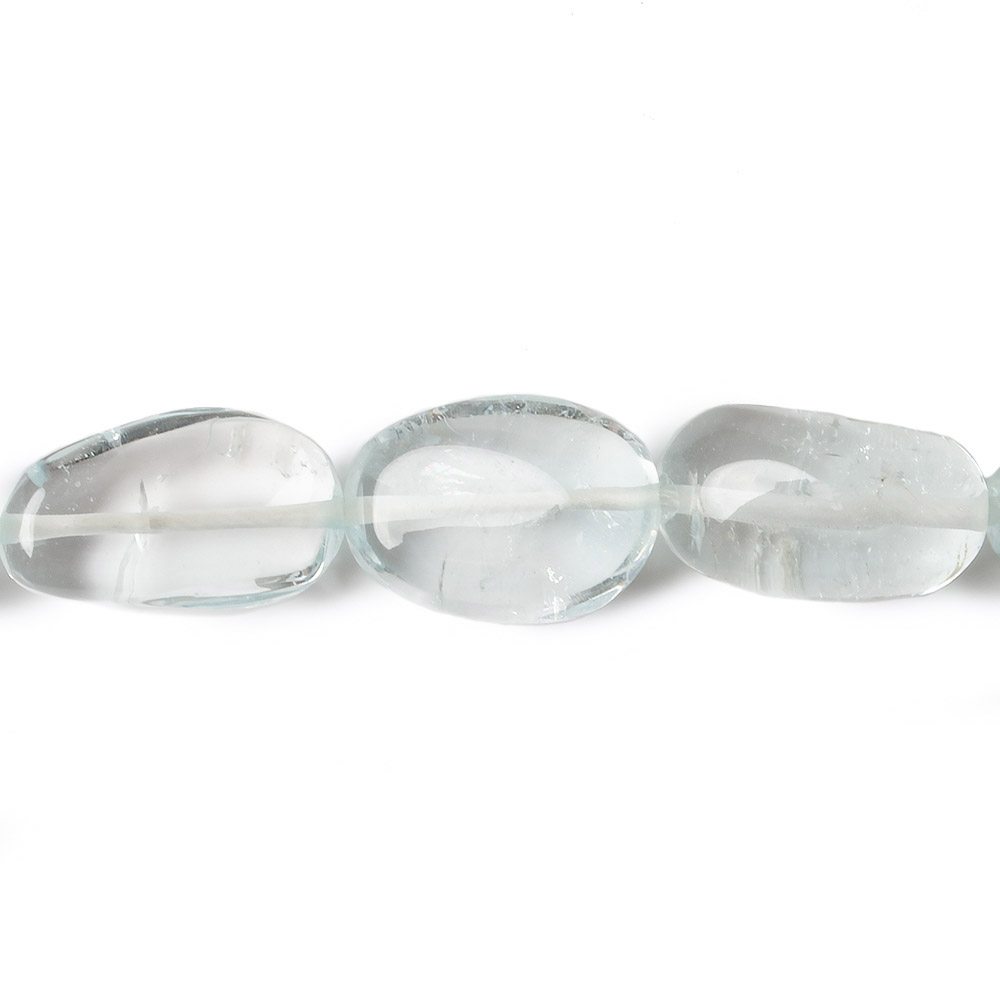 13x9-19.5x12mm Sky Blue Topaz Plain Nugget Beads 16 inches 29 pieces (ONLINE ORDER ONLY)