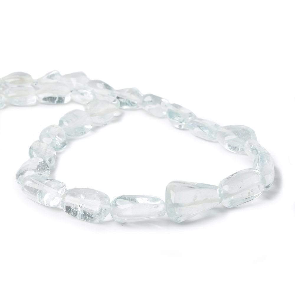 13x9-19.5x12mm Sky Blue Topaz Plain Nugget Beads 16 inches 29 pieces (ONLINE ORDER ONLY)