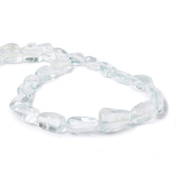 13x9-19.5x12mm Sky Blue Topaz Plain Nugget Beads 16 inches 29 pieces (ONLINE ORDER ONLY)