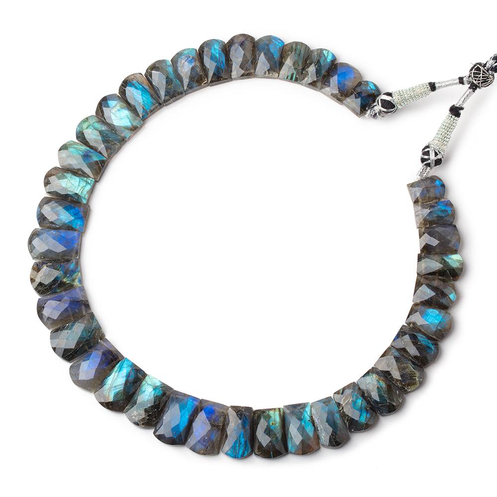 13x9-21x12mm Labradorite Faceted Fancy Cut Collar 36 beads (ONLINE ORDER ONLY)