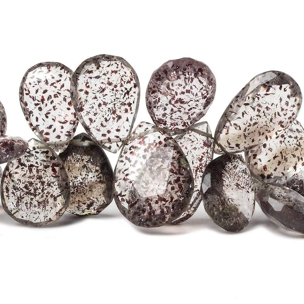 13x9-21x12mm Lepidocrosite Faceted Pear Beads 8 ich 41 pieces AAA (ONLINE ORDER ONLY)